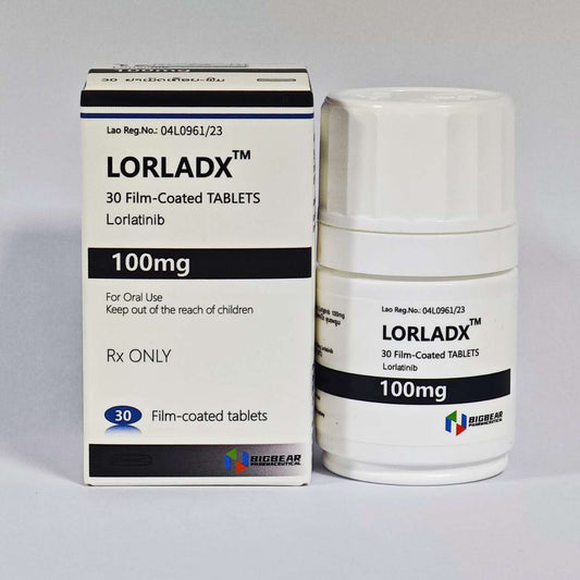 劳拉替尼100mg，LORLADX, Lorlatinib