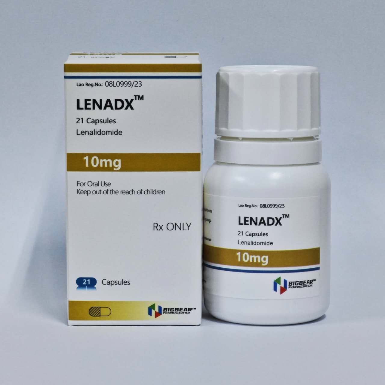 来那度胺, LENADX, Lenalidomide 10mg 出口中国3%海关增值税