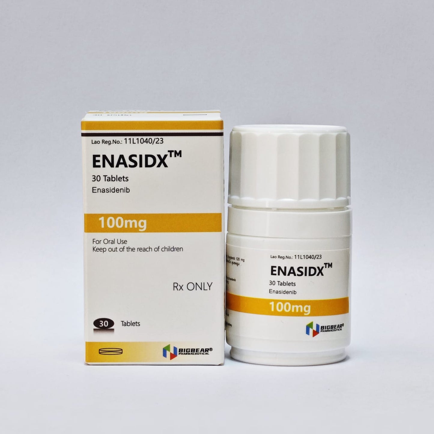 恩西地平，ENASIDX，Enasidenib 100mg 厂家:老挝大熊制药