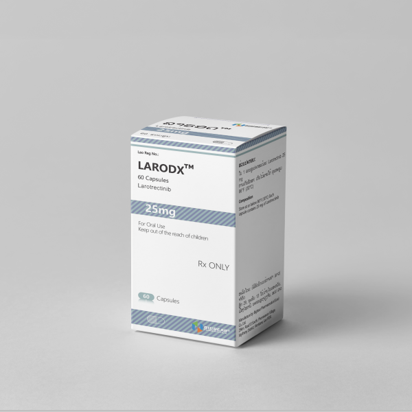 拉罗替尼, LARODX,Larotrectinib,25mg