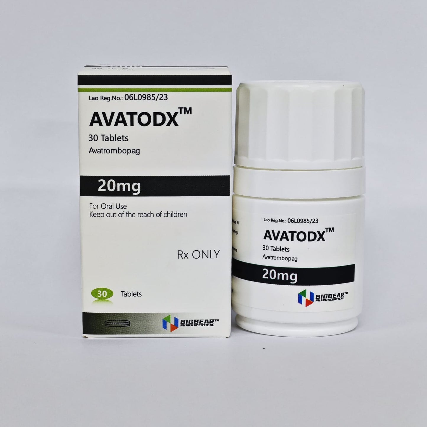 阿伐曲波帕, AVATODX, Avatrombopag 20mg