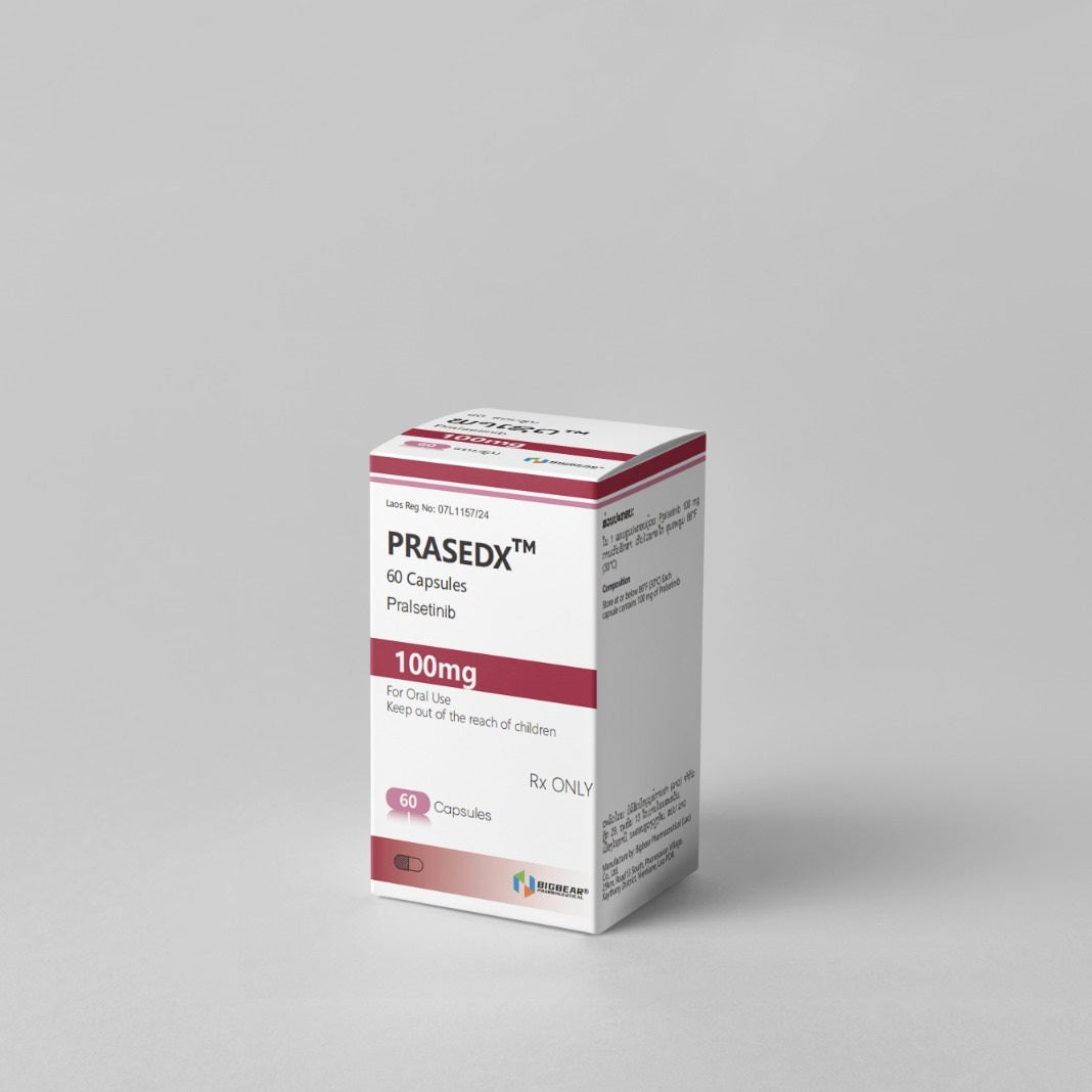 普拉替尼,PRASEDX,Pralsetinib,100mg