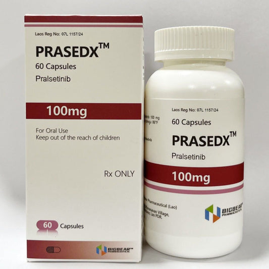 普拉替尼,PRASEDX,Pralsetinib,100mg