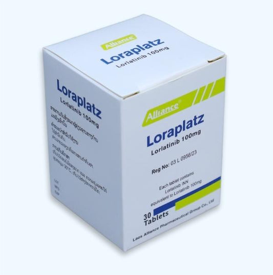 劳拉替尼LORANIB lorlatinib100mg 30'S 批文号03 L 0956/23  到期日04-4-2026