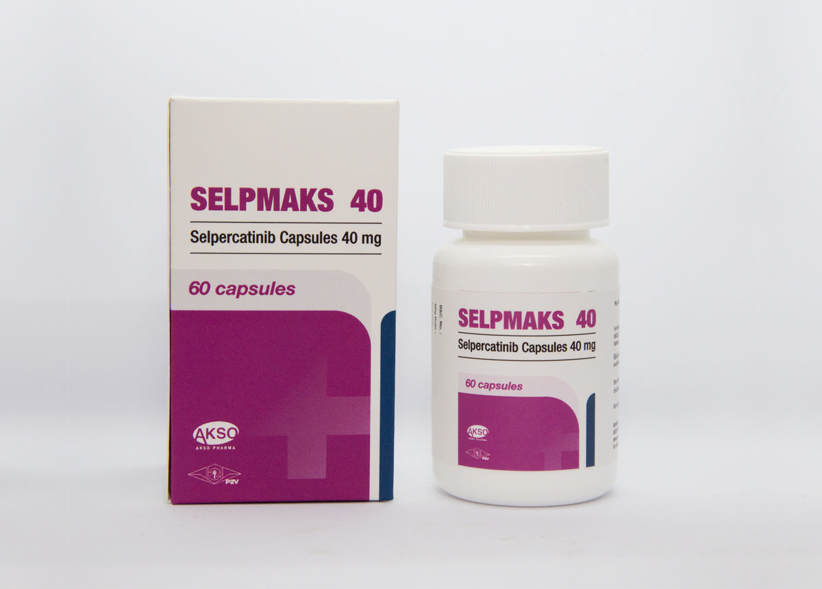 SELPMAKS 40药品名称：SELPMAKS 40 通用名称：塞尔帕替尼胶囊/Selpercatinib