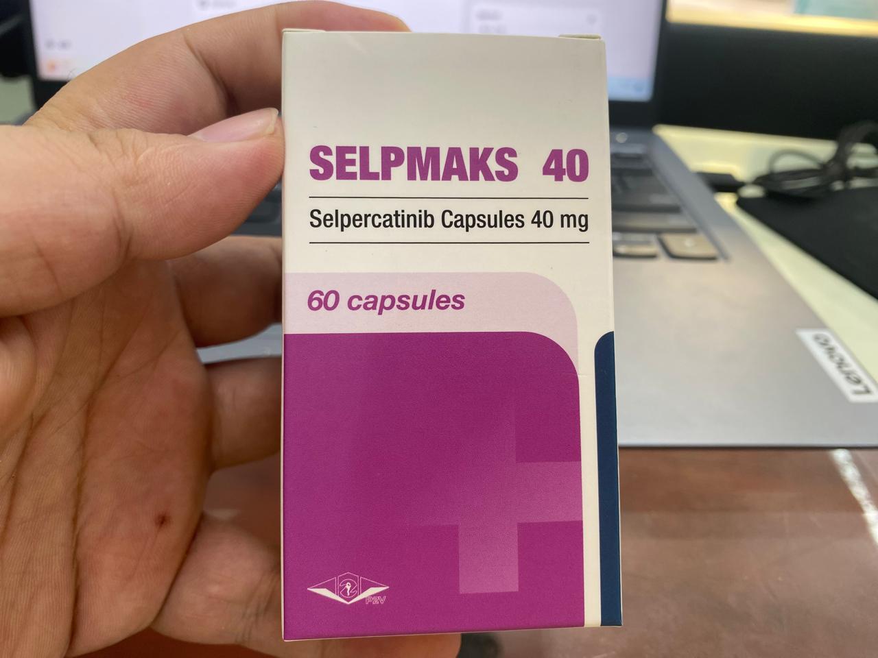 SELPMAKS 40药品名称：SELPMAKS 40 通用名称：塞尔帕替尼胶囊/Selpercatinib