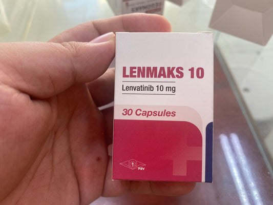 LENMAKS 10 药品名称：LENMAKS 10 通用名称：甲磺酸仑伐替尼胶囊/甲磺酸乐伐替尼胶囊/Lenvatinib