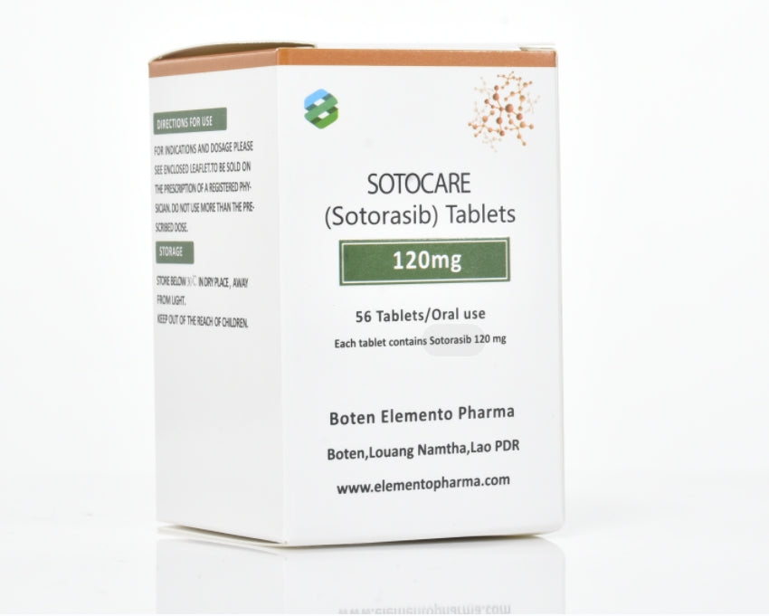 索托拉西布  SOTORASIB 120MG  56片 批文号03 L 0903/22 有效期02-3-2025