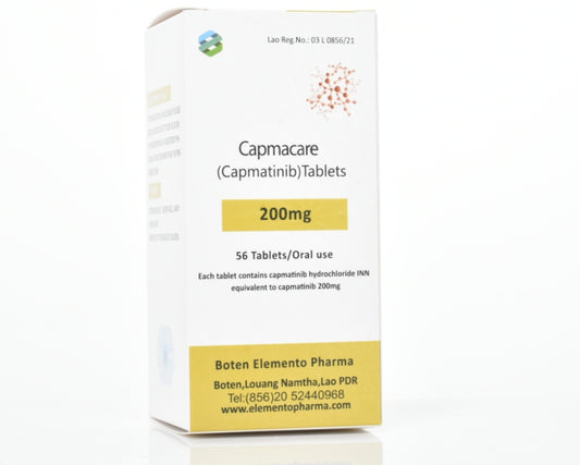 卡马替尼CAPMATINIB HYDROCHLORIDE 200MG 56TABLETS 批文号03 L 0856/21 有效期06-8-2027