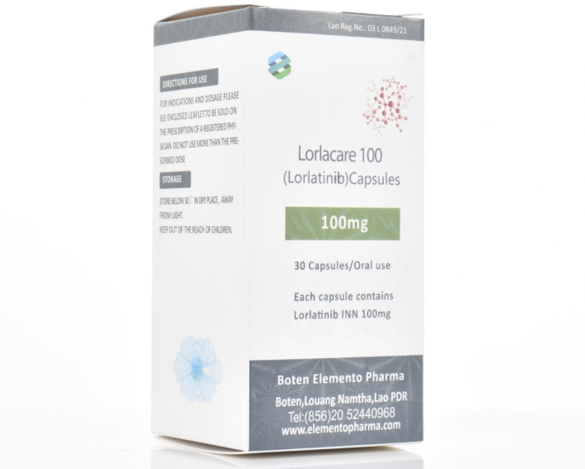 劳拉替尼 LORLATINIB 100MG 30'S 批文号03 L 0849/21 有效期06-8-2027