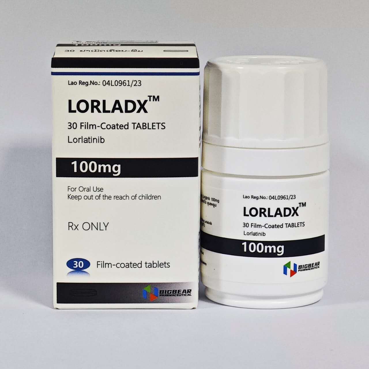 老挝大熊 BIGBEAAR LORLADX 劳拉替尼 Lorlatinib 100mg