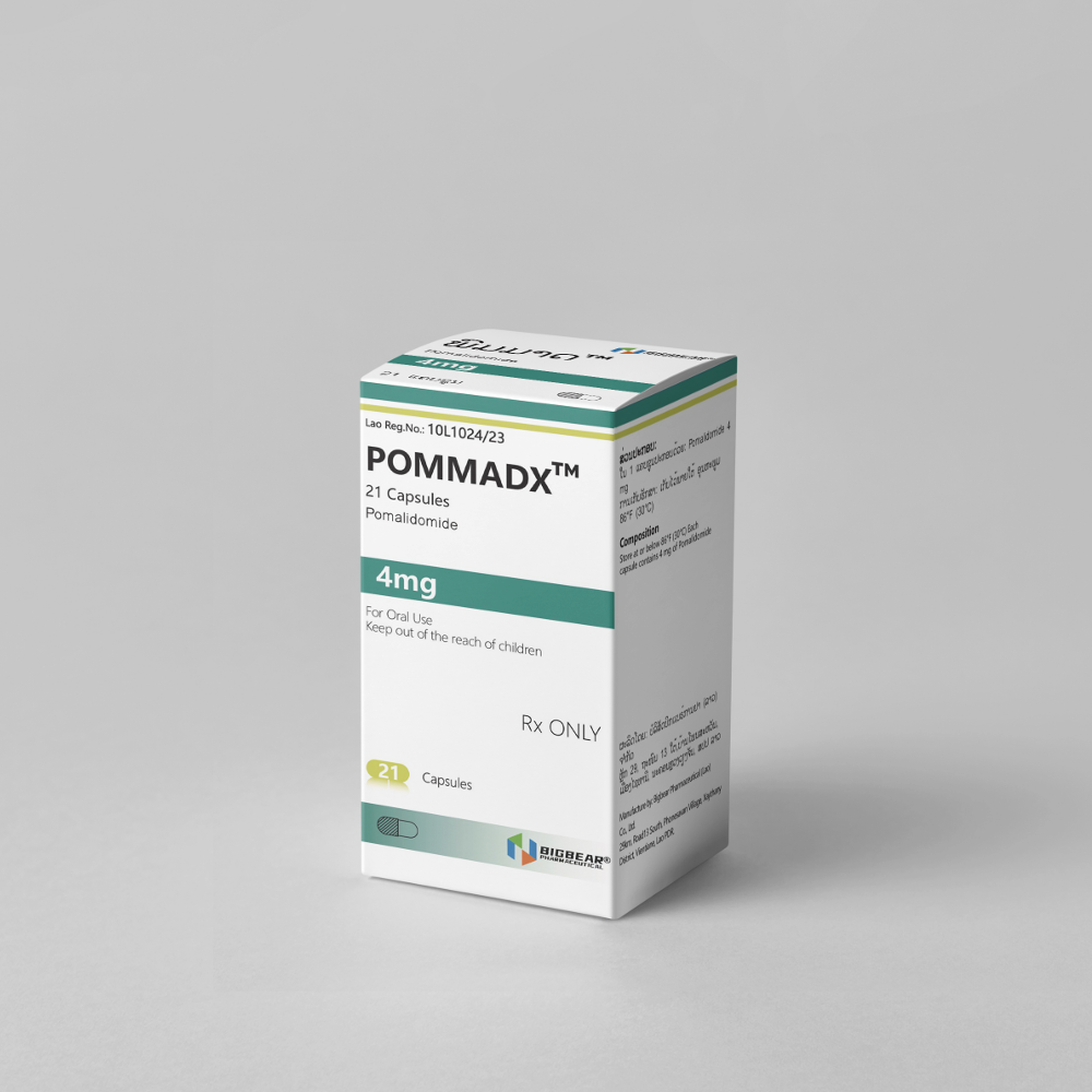老挝大熊 BIGBEAR POMMADX 泊马度胺 Pomalidomide 4mg - 图片 2