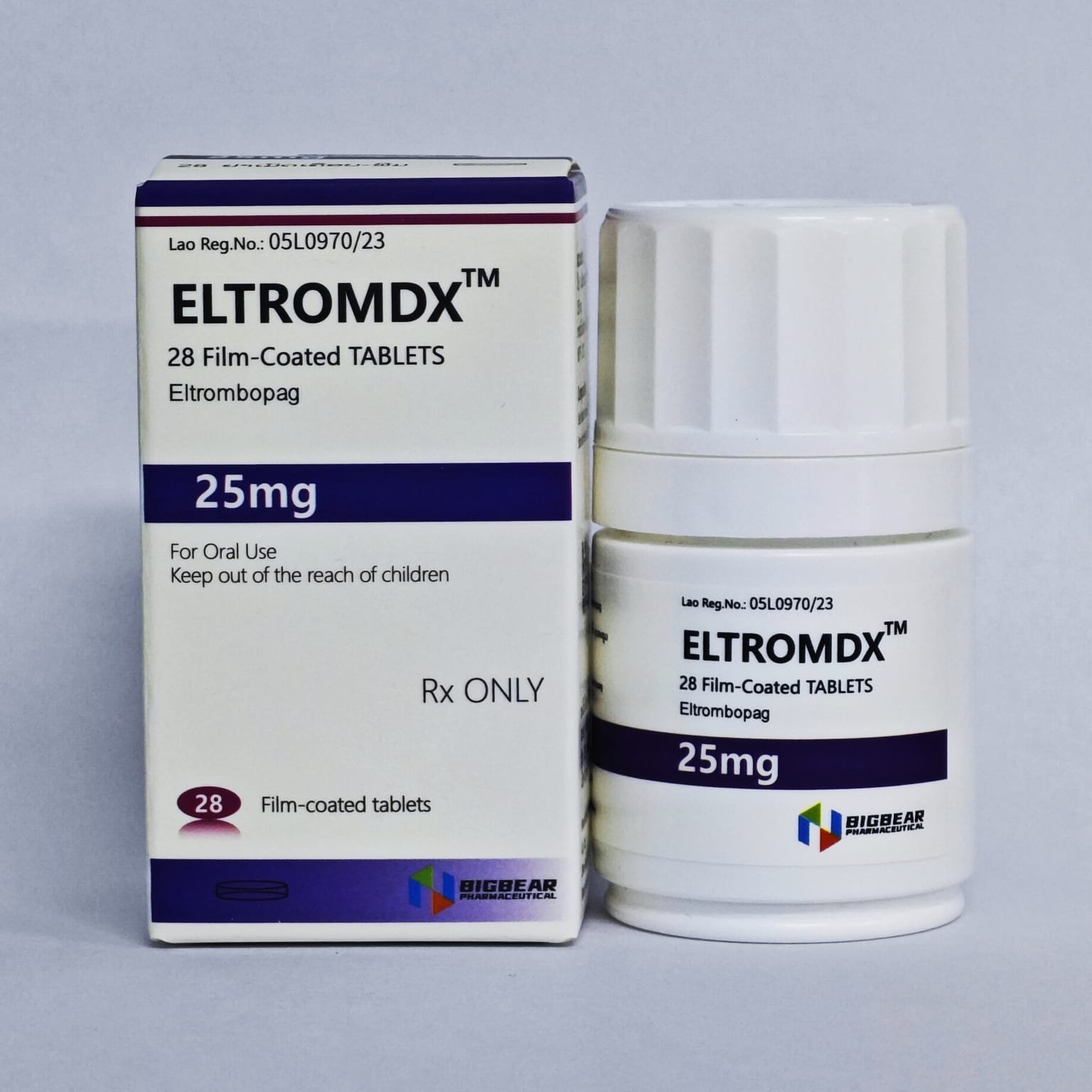 老挝大熊 BIGBEAR ELTROMDX 艾曲波帕 Eltrombopag 25mg