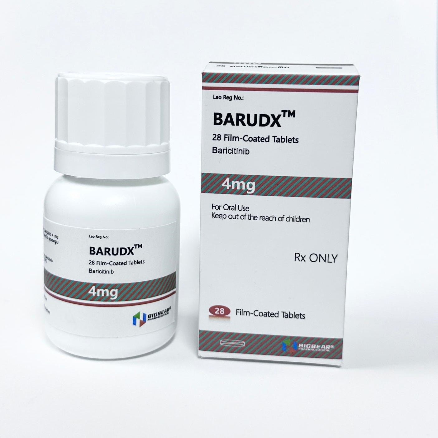 老挝大熊 BIGBEAR BARUDX 巴瑞替尼 Baricitinib 4mg