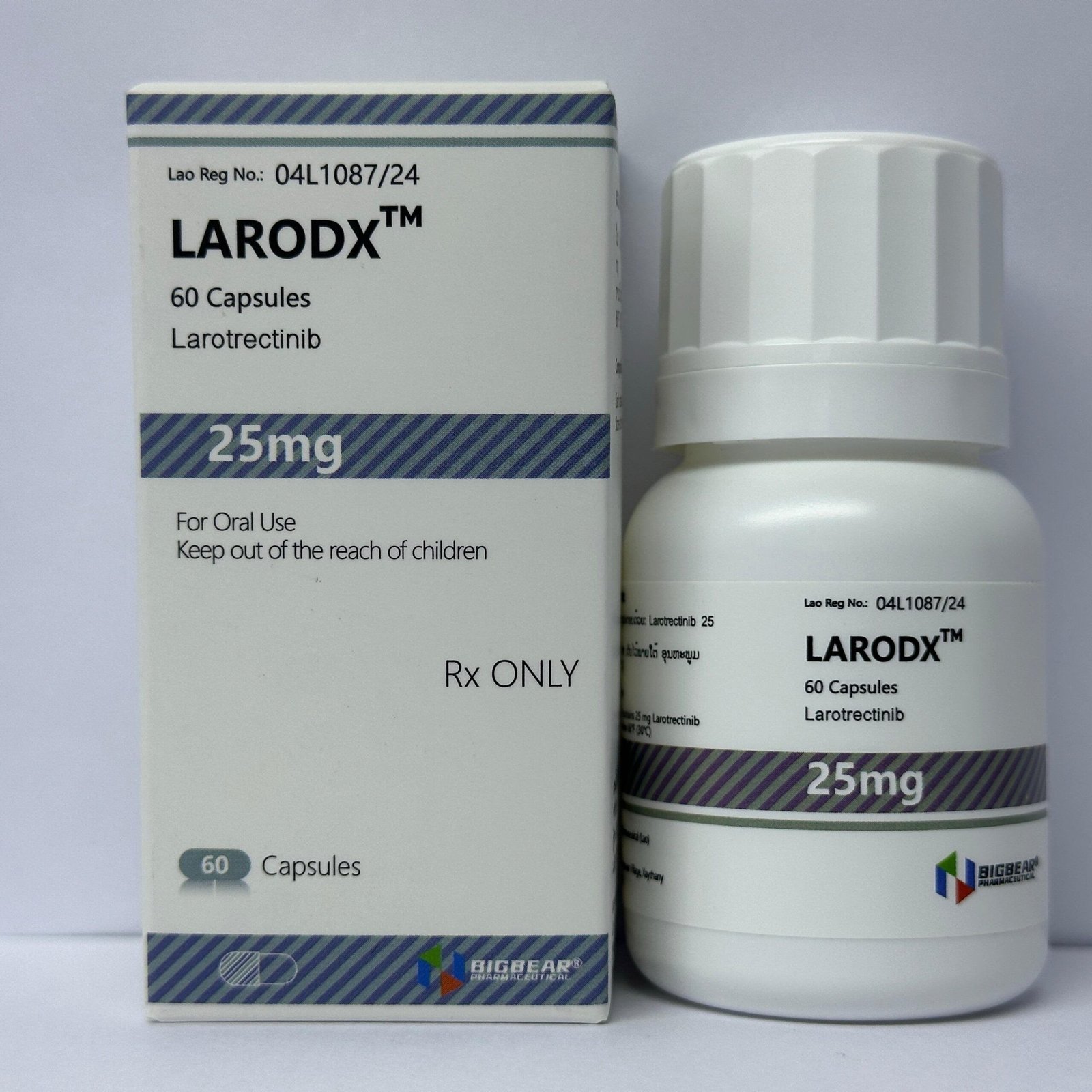 老挝大熊 BIGBEAR LARODX 拉罗替尼 Larotrectinib 25mg