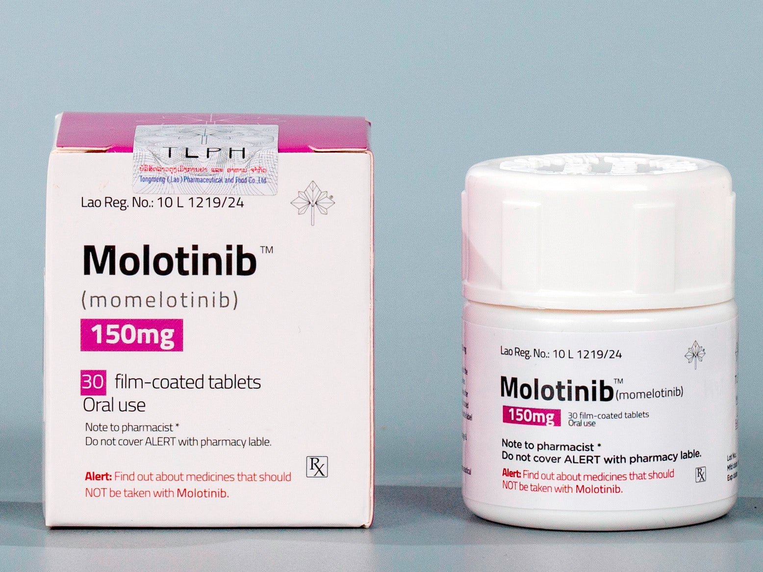 老挝东盟 Molotinib 莫洛替尼(momelotinib)150mg