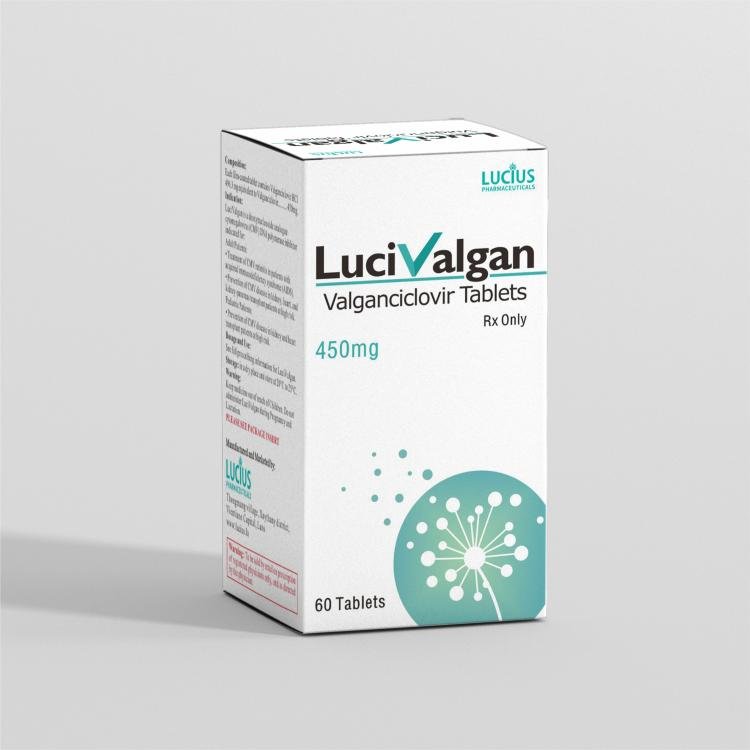卢修斯 LuciValgan 万塞维/缬更昔洛韦 Valganciclovir 450mg