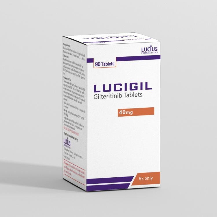 卢修斯 Lucius LuciGil 吉瑞替尼 Gilteritinib 40mg