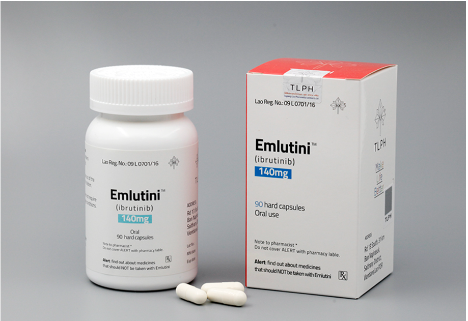 老挝东盟 TLPH Emlutini 伊布替尼 IBRUTINIB 140MG 依鲁替尼