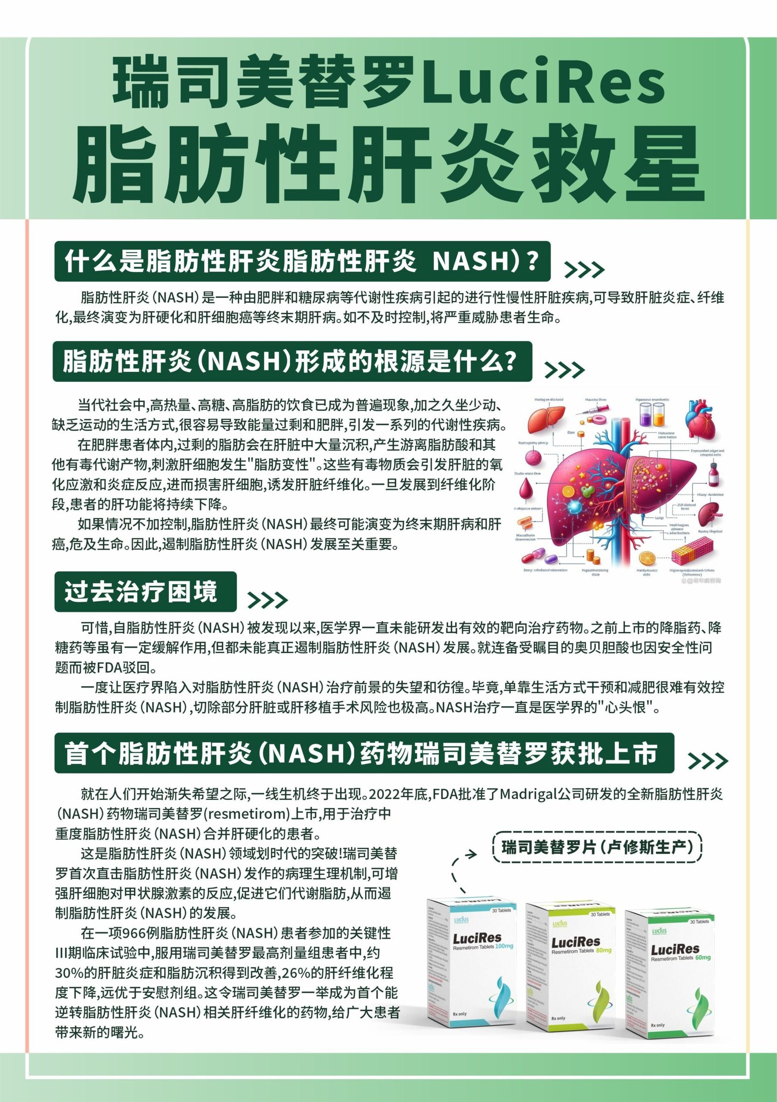 卢修斯 LuciRes 瑞司美替罗 Resmetirom 60mg - 图片 4