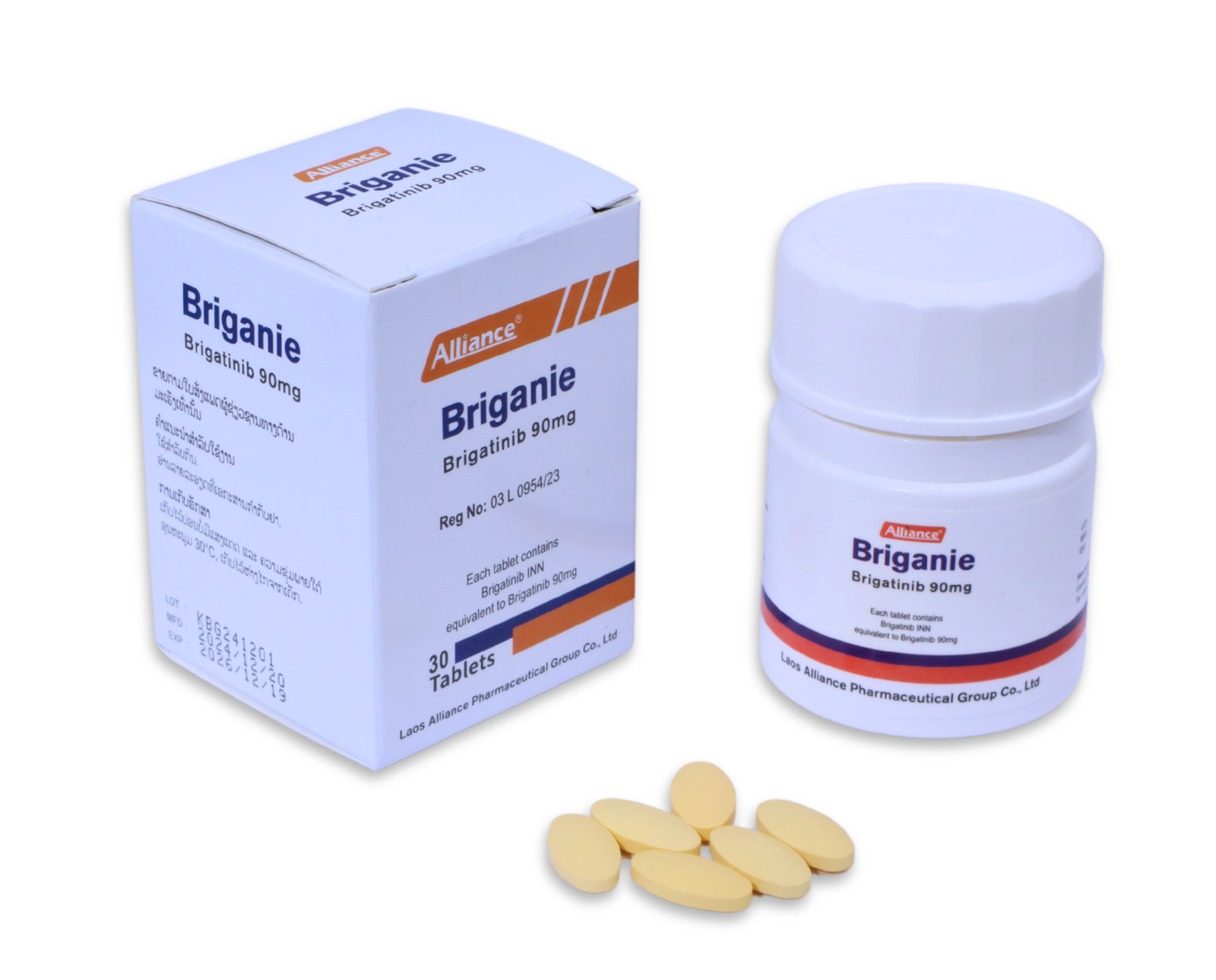 联合制药布加替尼 Brigatinib 90mg