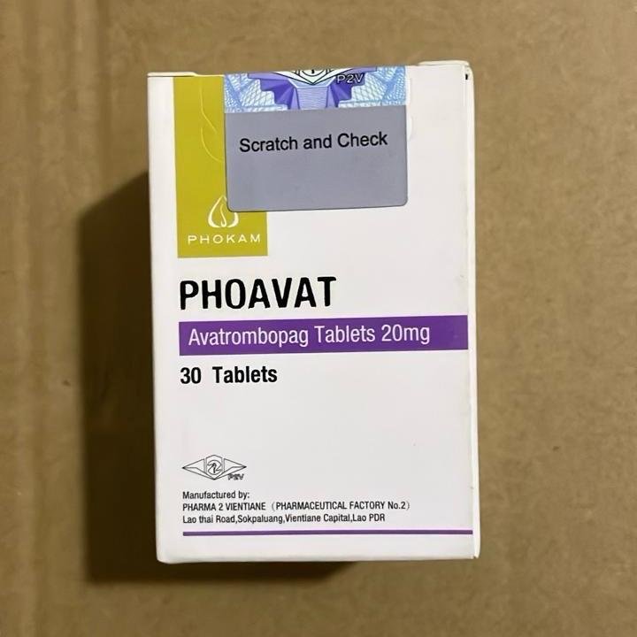 PHOAVAT 阿伐曲泊帕片 Avatrombopag 阿伐曲波帕