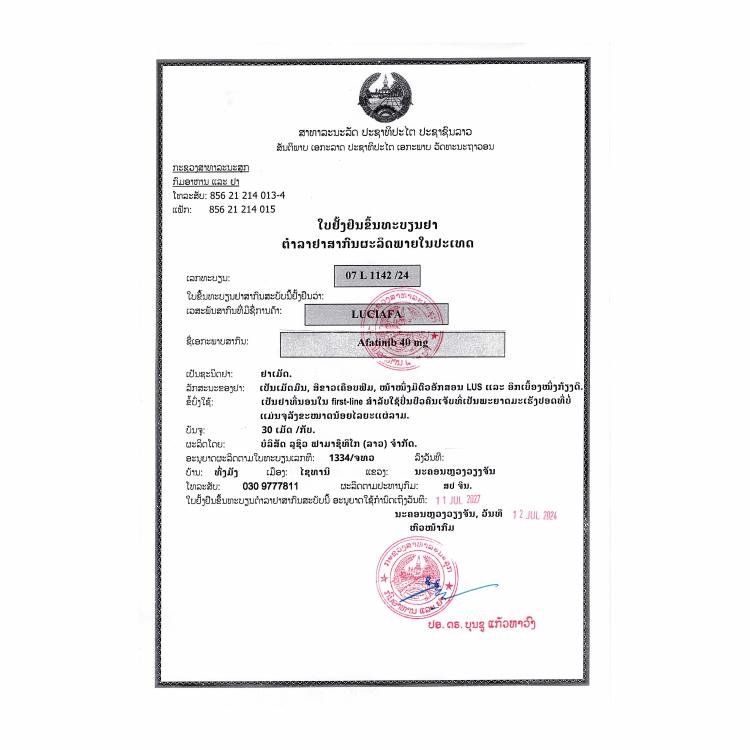 卢修斯 LuciAfa 阿法替尼 Afatinib 40mg - 图片 2