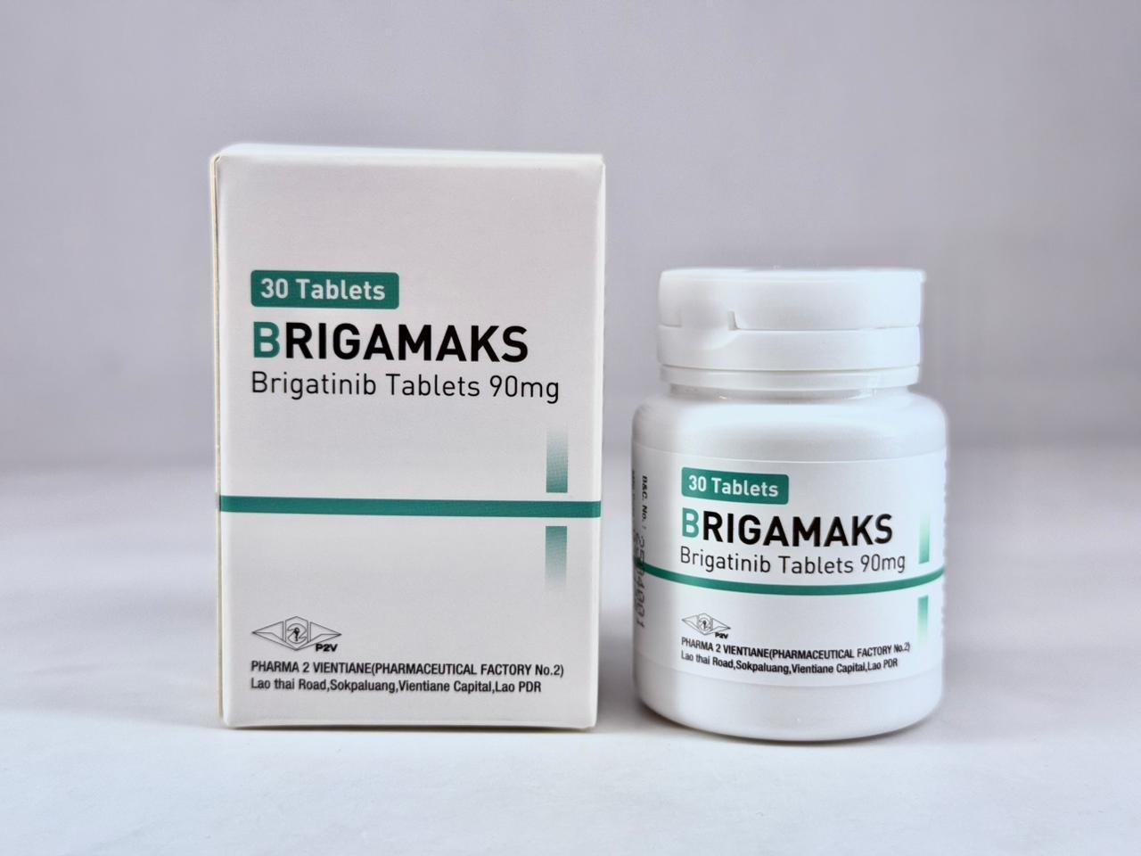 老挝二厂BRIGAMAKS 布格替尼 布加替尼片 Brigatinib 90mg