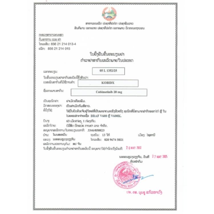 大熊制药 KOBIDX 考比替尼 20mg - 图片 2