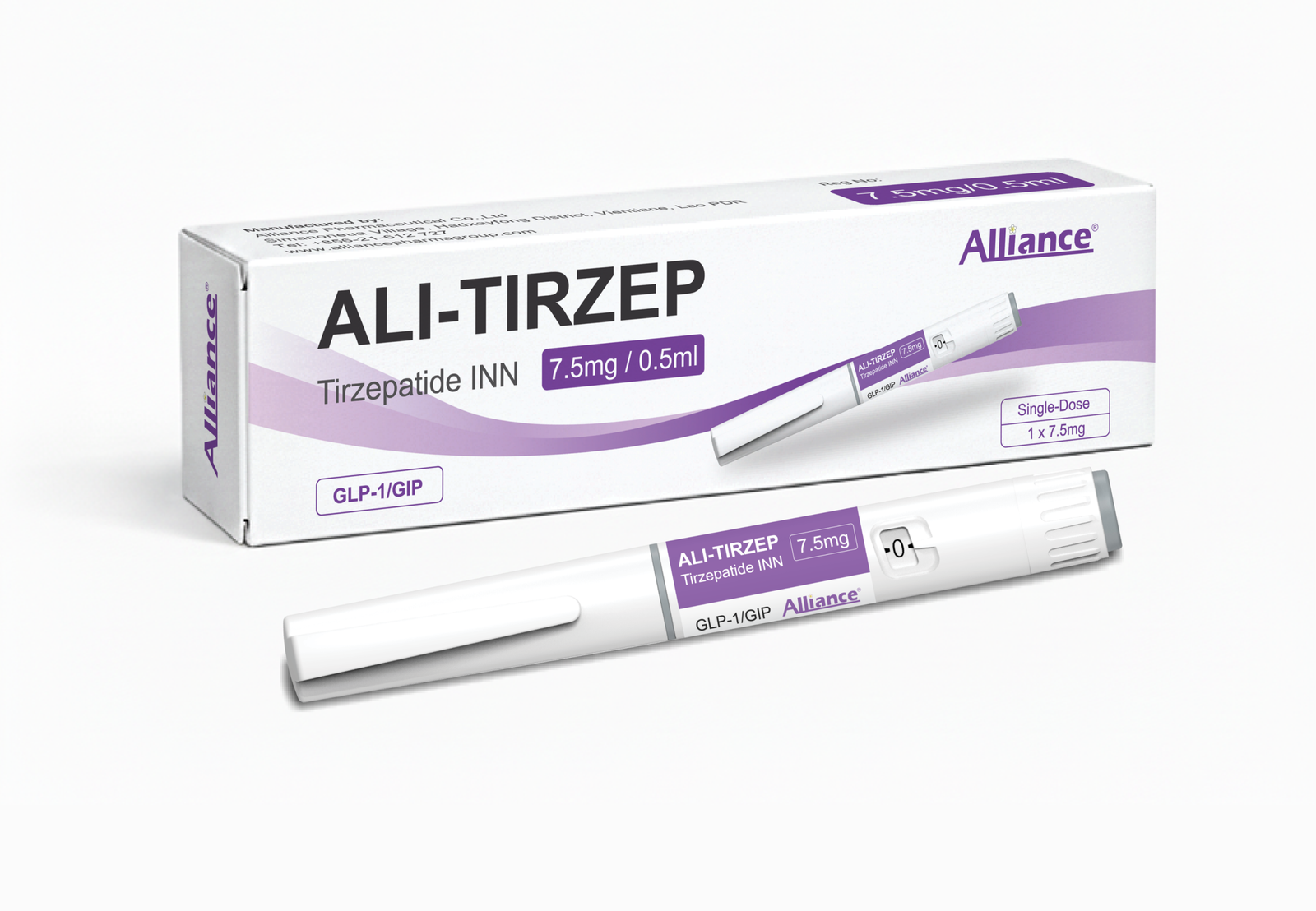 联合品牌ALI-TIRZEP替尔泊肽替西帕肽单剂量注射剂减肥针 - 图片 3