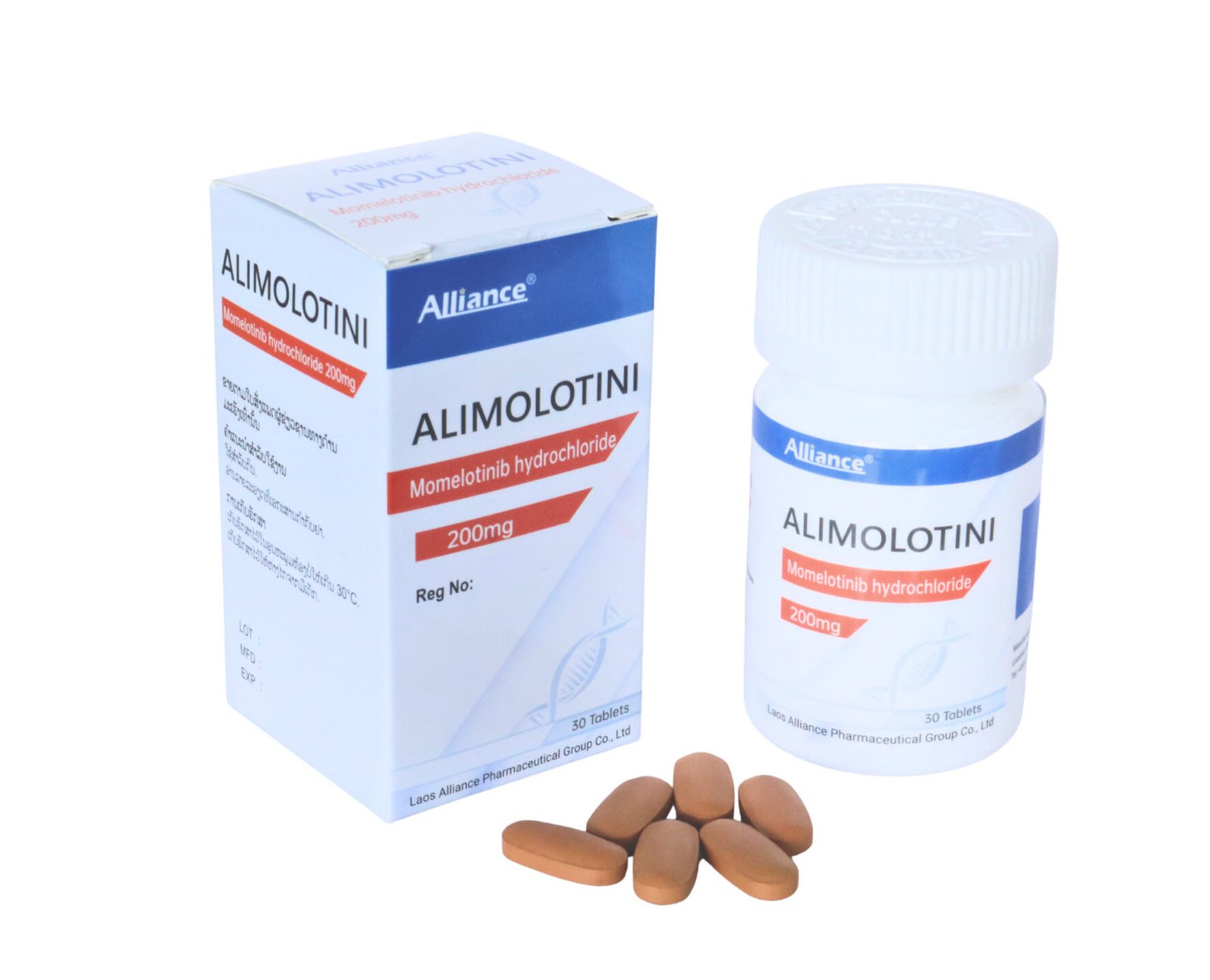 联合制药ALIMOLOTINI莫洛替尼200mg30片