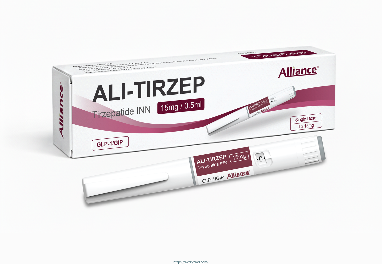 联合品牌ALI-TIRZEP替尔泊肽替西帕肽单剂量自动笔减肥针15g