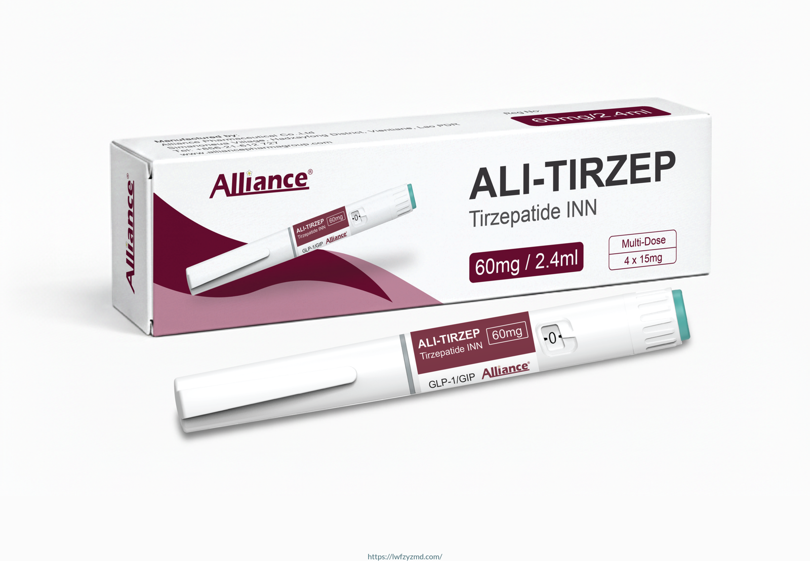 联合品牌ALI-TIRZEP替尔泊肽多剂 15mg(4剂)自动笔60mg/2.4ml