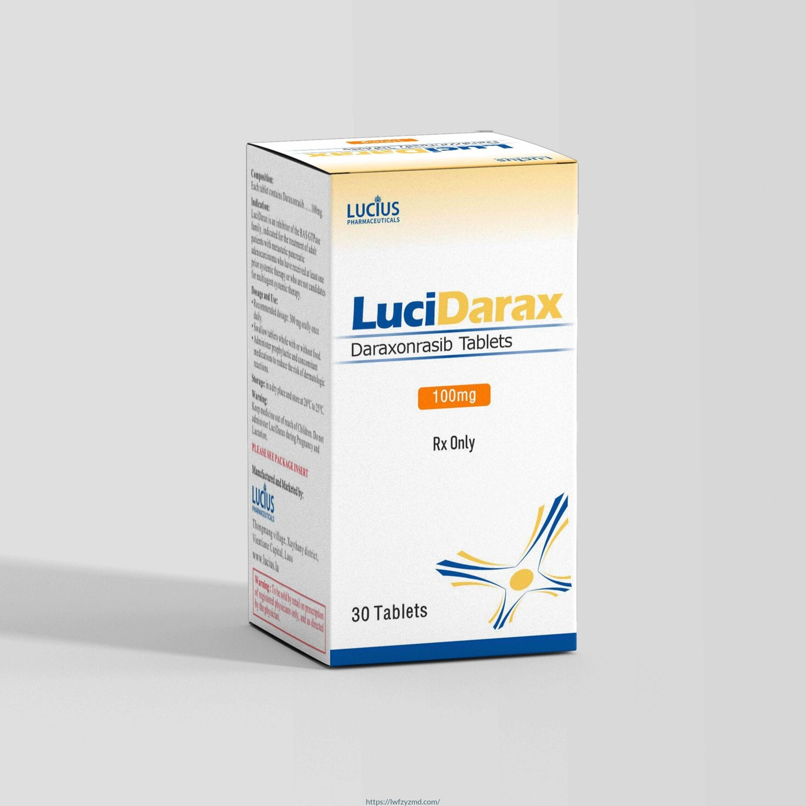 达拉索拉西布100mg(Daraxonrasib)|卢修斯 Lucidarax